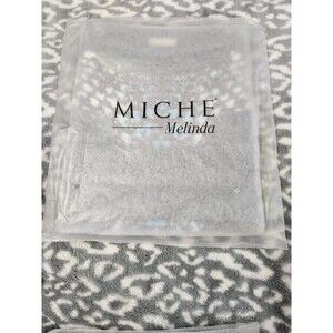 New In Package Retired Miche Melinda Petite Shell Purple & Blue Snake Print